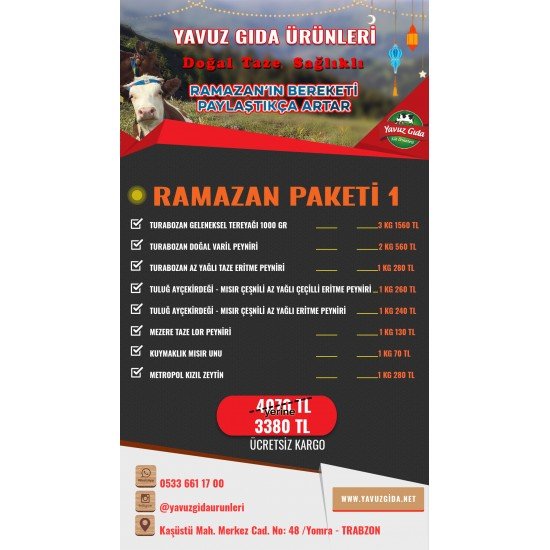 Ramazan Paketi 1